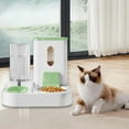 thumbnail image 1 of Comedero y dispensador de agua para mascotas, fuente de agua automática para mascotas, para gato, perro, conejo, hurón, conejillo de indias Verde, 1 of 8