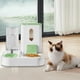 thumbnail image 1 of Comedero y dispensador de agua para mascotas, fuente de agua automática desmontable para perros y conejos pequeños y medianos Verde, 1 of 10
