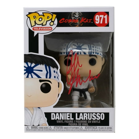 Ralph Macchio Signed In Red Cobra Kai Daniel Larusso Funko Pop #971 JSA