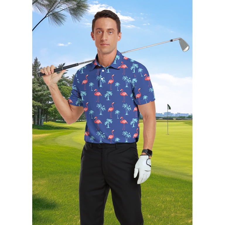 Iceglad Men's Dry Fit Golf Polo Shirt photo 5