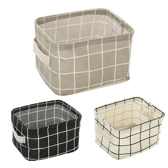 1Pc Storage Basket Foldable Storage Bin Closet Toy Box Container Organizer Fabric Basket Home Textile Storage