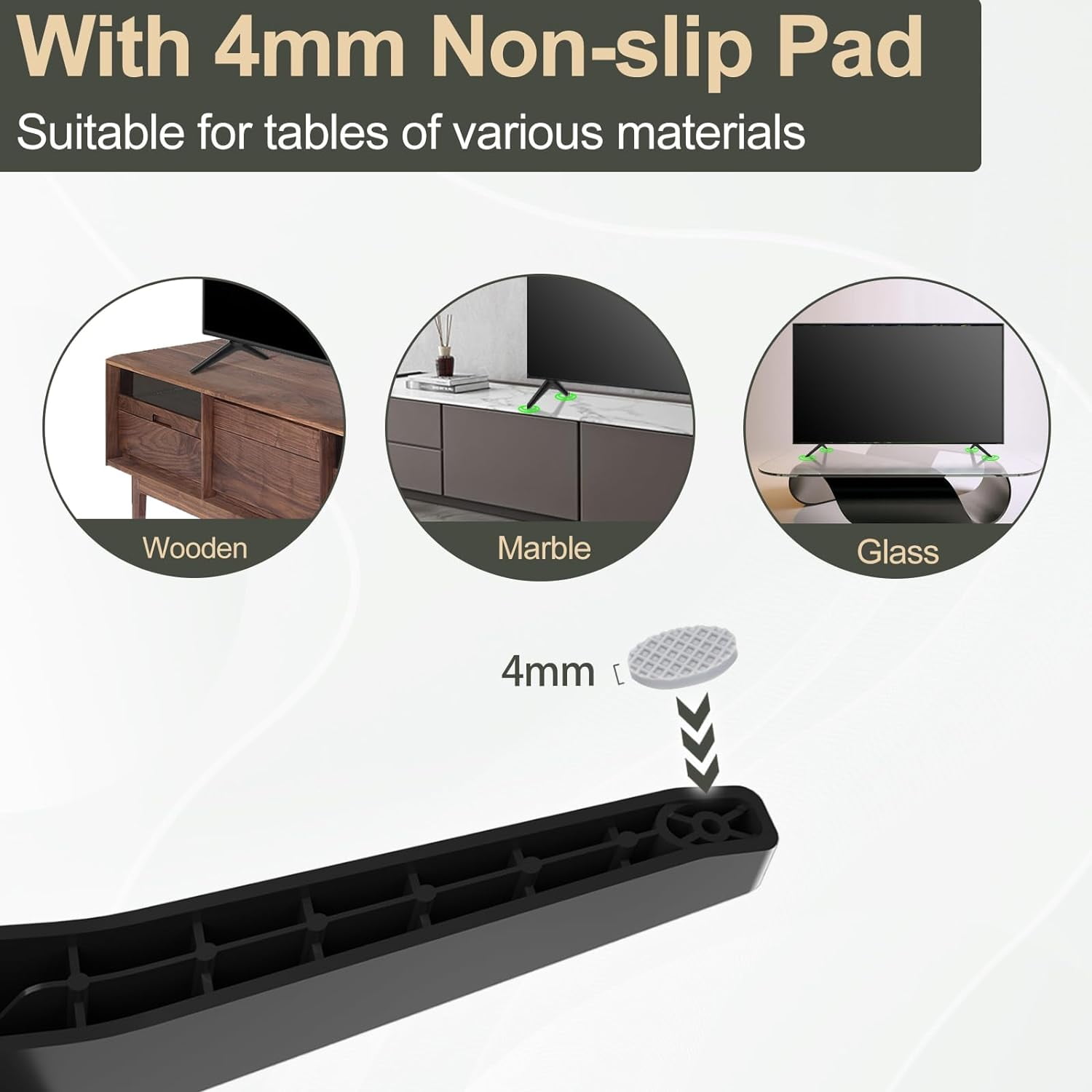 Stand for LG TV Legs Replacement, TV Stand Legs for LG 49 50 55