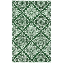 SAFAVIEH Chatham Alexis Geometric Area Rug, Green/Ivory, 5' x 8'