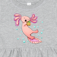thumbnail image 4 of Inktastic Cute Axolotl Loves Tacos Girls Baby Dress, 4 of 5