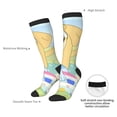 thumbnail image 4 of Masiiu Bluey Print Adult Crew socks, Comfortable Novelty Colorful Patterned, Breathable, Stylish Colorblock for Men Women, 4 of 6