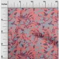 thumbnail image 1 of oneOone Cotton Poplin Light Pink Fabric Leaves & Floral Artistic Sewing Craft Project Fabric Prints By Yard 56 Inches Wide, 1 of 4