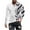 White, variant on Qingpeng Men's Print T-Shirt Long Sleeve Round Neck Pullover Shirts Mens Casual Slim Fit Tee Blouses Daily Tops