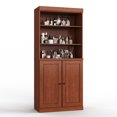 thumbnail image 5 of 100% Solid Wood 32" Bathroom Cabinet with Solid Doors and Adjustable Shelves, 5 of 7