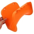 thumbnail image 2 of WRITWAA Orange Wall-Mounted Hose Holder for Organized Garden Hose Storage and Easy Washing Tasks, 2 of 7