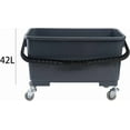 thumbnail image 6 of Matthew cleaning Microfiber Finish Bucket with Sieve,Press Wring Mop Bucket for Microfiber Flat Mops, Mop Bucket with Non-Marking Casters Wheels Gary, 6 of 13