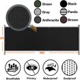 thumbnail image 2 of CUITING Écran d'Intimité pour Balcon, Protection UV, Filet d'Ombrage Robuste pour Clôture, Couverture pour Terrasse, Patio, Véranda, Terrasse, Extérieur, Cour Arrière, Écran 90 % 3 x 16 Pi Gris, 2 of 8
