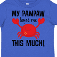 thumbnail image 4 of Inktastic My PawPaw Loves Me Boys or Girls Toddler T-Shirt, 4 of 5
