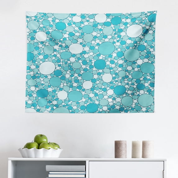 Colorful Tapestry, Colorful Stars Pattern Celebration Theme Disco and Nightclubs Jolly Fun, Fabric Wall Hanging Decor for Bedroom Living Room Dorm, 2 Sizes, Multicolor, by Ambesonne