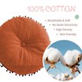 thumbnail image 6 of Kchsji Pillow Multicolor Scandinavian Velvet Decorative Cushion, Soft Throw Pillow for Sofa, Bed, Living Room, Office Lounge, Cozy Home Decor, Holiday Party Accents, Modern Comfort, 6 of 6