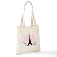 thumbnail image 6 of CafePress - City Of Love Tote Bag - Unisex Canvas Tote Bag, Beige, 1-Piece, 6 of 6