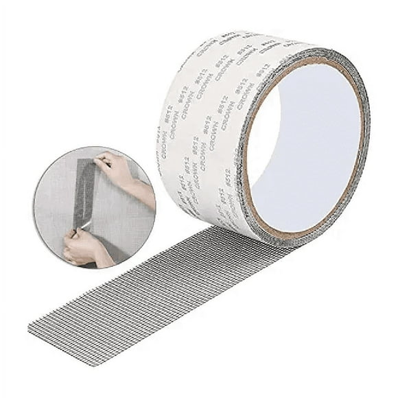 Mosquito Netting Repair Kit Rolls Mosquito Netting Repair Tape Scotch Mosquito Netting Patch Fiberglass Adhesive Tape for Mosquito Netting Repair 2m x 5cm Gray