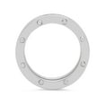 thumbnail image 4 of Men’s Stainless Steel & Black IP Hammered Finish Band – Mens Ring, 4 of 5