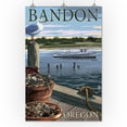 thumbnail image 2 of Bandon, Oregon, Crab and Oysters on Dock (24x36 Giclee Gallery Art Print, Vivid Textured Wall Decor), 2 of 3