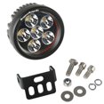 thumbnail image 1 of Rugged Ridge Driving/Fog Light 15209.01 Driving/Fog Light; LED Bulb; 6 CREE LED Bulbs; 3-1/2 Inch Round; 18 Watt; Driving Beam; Clear Lens/Black Accent; Black Housing, 1 of 5