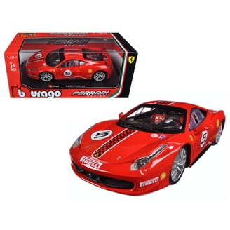 Fiat Abarth 695 Ferrari Tribute Yellow 1/24 Diecast Car Model by