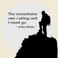 thumbnail image 3 of CafePress - Mountains Calling T Shirt - Men's Classic Graphic T-Shirt, 3 of 4