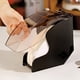 thumbnail image 5 of Organizador de estanterías de papel filtro acrílico para café | Dispensador transparente | Caja de almacenamiento moderna en blanco o negro 15x15x7,3cm duradera | Decoración de cafetería | Accesorio, 5 of 7