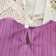 thumbnail image 4 of KPOPLK Toddler Girl Outfit Baby Summer Clothes Cute Graphic Print Sleeveless Shorts Clothes Set 6M-5T(2-3 Years,Purple), 4 of 9