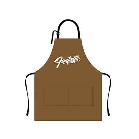 

Kitchen Leather Apron Household Kitchen Cooking Apron Waterproof Apron Oilproof Apron (Fantastic Brown)