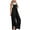 4D# Black jumpsuit, variant on Huankd Linen Overalls for Women Loose Fit Adjustable Straps Bib Jumpsuits Square Neck Wide Leg Gardening Overalls w/Pockets Black M
