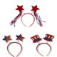 thumbnail image 1 of Diadema Patriótica Boppers Sombreros Americanos Para El Día De Los Veteranos Suministros De Recuerdo De Fiesta Del Día De La Independencia 3 Uds Advancent AP005619-00, 1 of 6