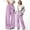 Purple, variant on Girls Cargo Pants Yellow Cargo Pants Casual Stretch Athletic Pants Boys Fashion