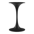 thumbnail image 3 of Sofa Side Table, Round, Black, Artificial Marble, Metal Steel, Modern Contemporary Mid-Century, Kitchen Room Cafe Bistro Restaurant Hospitality, 3 of 6