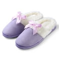 thumbnail image 1 of Aerusi Edit Bow Scuff Slip-on Indoor Slippers, 1 of 7
