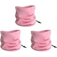 thumbnail image 1 of LinYooLi 3PCS Winter Neck Warmer Neck Gaiter Fleece Skiing Cycling Windproof Balaclava Scarf For Men Women, 1 of 2