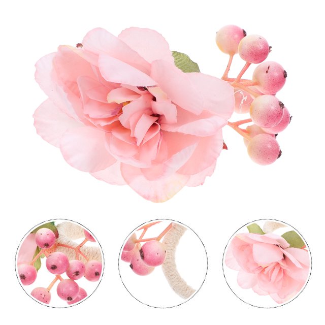 unbranded 12Ud De Sujeción Para Servilletas Con Flores Artificiales Para Decoraciones De