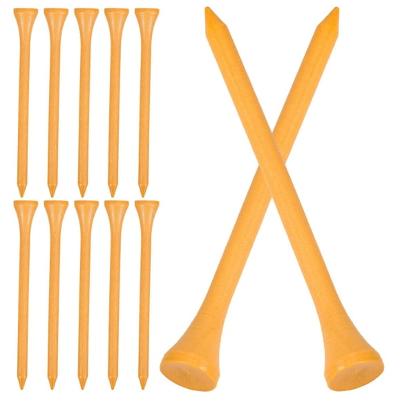 Masteelf 20Pcs Professional Wood Golf Tees Small Size Golf Holders with Spikes