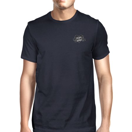 World's Best Dad Mens Navy Vintage T-Shirt Fathers Day Gift For (Best Color Shirt With Navy Suit)