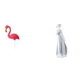 thumbnail image 1 of Escultura De Jardín De Dama Flamenco, Estatua De Hada De Cerámica Y Porcelana, Adorno De Niña Nórdica Para Estante De Primavera, Decoración De Escritorio De Porche, 1 of 8