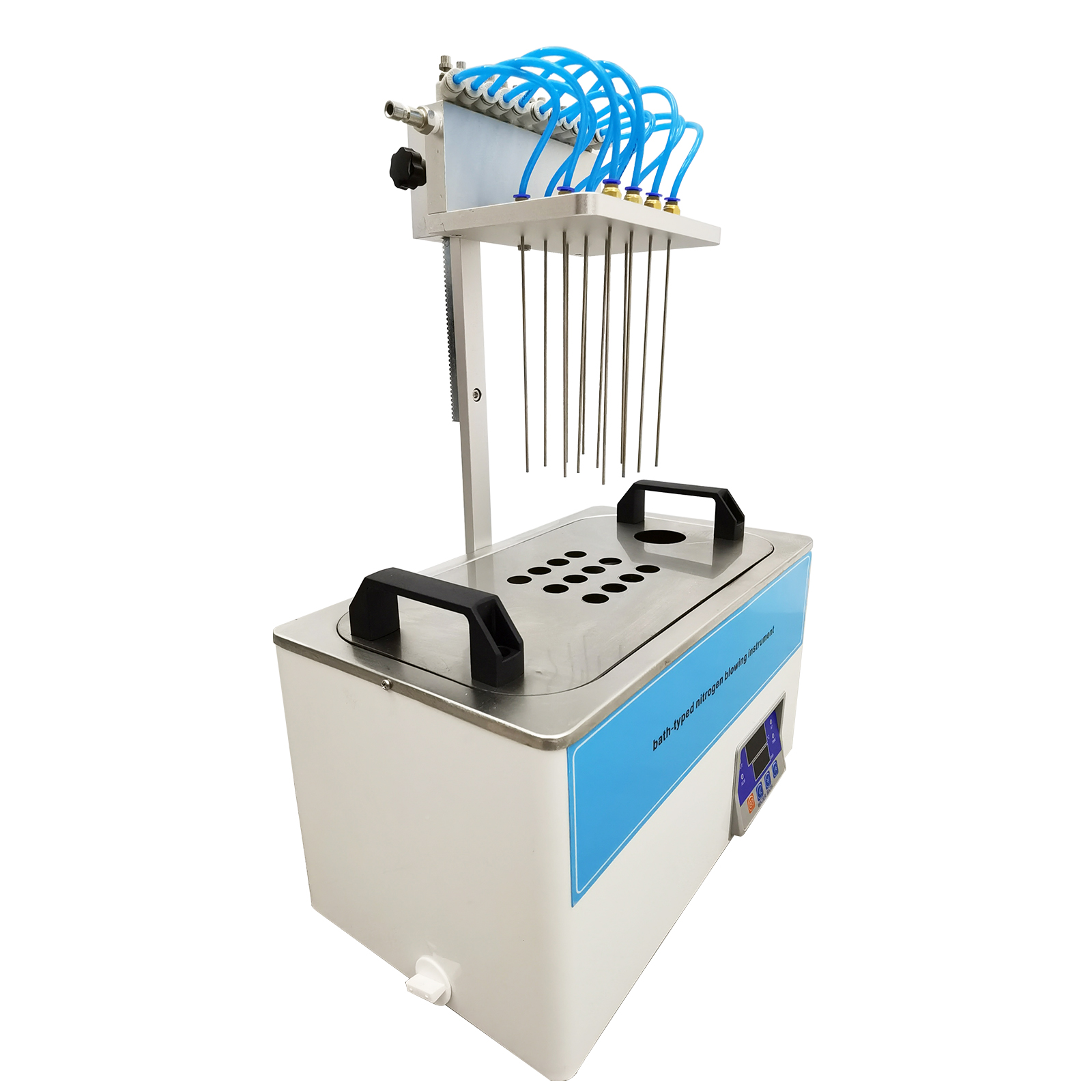 12 Hole Bath-Typed Termovap Nitrogen Sample Concentrator Water Bath Nitrogen Blower