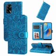 thumbnail image 2 of Funda tipo cartera GANGXUN para OPPO Reno 6 Lite , diseño girasol, cuero PU, soporte, cierre magnético, tarjetero, 2 of 5