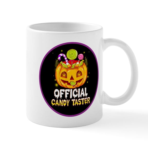 CafePress - Candy Taster Halloween Mugs - 11 oz Ceramic Mug - Novelty Coffee Tea Cup