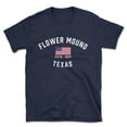 thumbnail image 1 of Flower Mound Texas Patriot Men's Cotton T-Shirt, 1 of 1