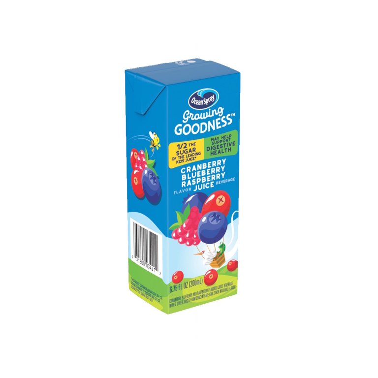 Ocean Spray Growing Goodness Cranberry Blueberry Raspberry, 32 Pack photo 3
