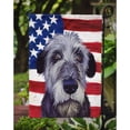thumbnail image 3 of Irish Wolfhound American Flag Garden Flag, 3 of 3