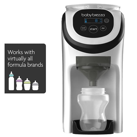 Baby Brezza Formula Pro Mini Baby Formula Mixer Machine Fits Small Spaces and is Portable for Travel Bottle Makers Makes The Perfect Bottle for Your Infant On The Go, White