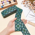 thumbnail image 3 of 9.8 Yards Boho Jacquard Ribbon Trim 2" Vintage Embroidered Webbing Ribbon Classic Floral Sewing Trim Tape for DIY Sewing, 3 of 7