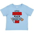 thumbnail image 3 of Inktastic Little Sister and Biggest Fan Baseball Glove and Bat Girls Baby T-Shirt, 3 of 5