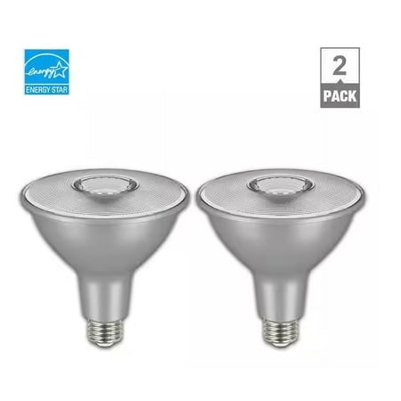 EcoSmart 120W Daylight PAR38 Dimmable LED Flood Light Bulb 2-Pack 1260 Lumen