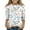 Light Blue, variant on Drmagiyhm 3/4 Shirts for Girls Size 10-12 Cute Floral Print Shirt Stretchy Casual Crewneck Tshirts Fall Winter Tops 12-14 Years Black