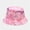 Pink, variant on Packable Summer Cotton Sun Hat Bucket for Women Uv Protection Wide Brim Beach Gardening Travel Bucket Hats